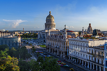 View over Havana and its Capitol, Havana, Cuba, West Indies, Central America