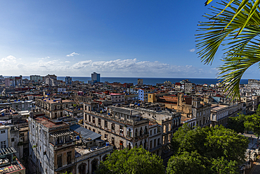 View over the old town of Havana, Cuba, West Indies, Central America