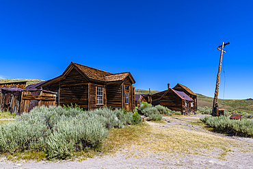 Ghost town of Bodie, Sierra Nevada mountain range, California, United States of America, North America