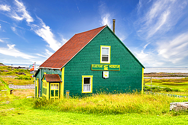 Old fishing houses, Ile aux Marins, fishermen's island, Territorial Collectivity of Saint-Pierre and Miquelon, Overseas Collectivity of France, North America