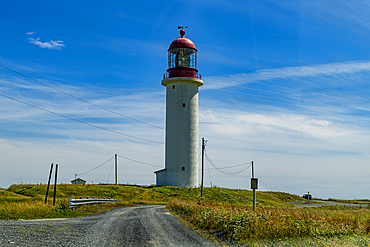 Cape Race Lighthouse, Mistaken Point, UNESCO World Heritage Site, Avalon Peninsula, Newfoundland, Canada, North America