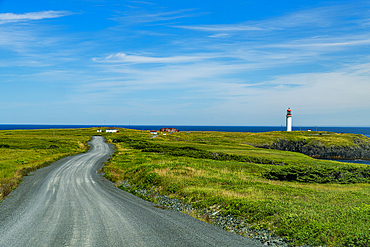 Cape Race Lighthouse, Mistaken Point, UNESCO World Heritage Site, Avalon Peninsula, Newfoundland, Canada, North America