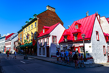 Old town, UNESCO World Heritage Site, Quebec City, Quebec, Canada, North America