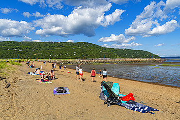 Beach in Baie-Saint-Paul, Quebec, Canada, North America