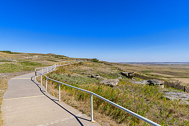 Cliff of the Head Smashed in Buffalo Jump, UNESCO World Heritage Site Alberta, Canada, North America