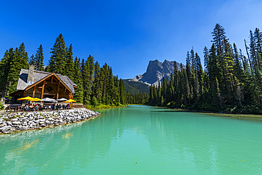 Restaurant on Emerald Lake, Yoho National Park, UNESCO World Heritage Site, British Columbia, Canada, North America