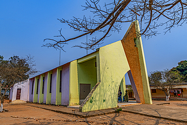 Portuguese church from the early 70s, Conda, Kumbira Forest Reserve, Kwanza Sul, Angola, Africa