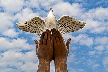 Peace monument, Luena, Moxico, Angola, Africa