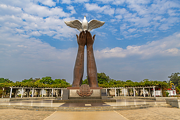 Peace monument, Luena, Moxico, Angola, Africa