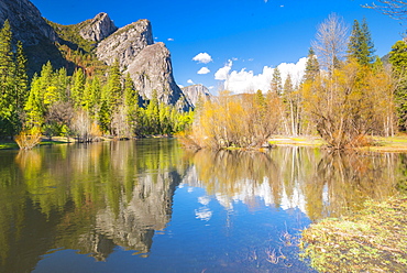 Three Brothers, Yosemite National Park, UNESCO World Heritage Site, California, United States of America, North America