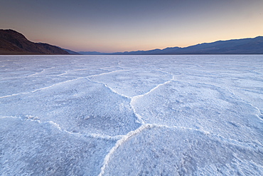 Salt flats, Death Valley National Park, California, United States of America, North America