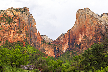 Court of the Patriarchs, Zion National Park, Utah, United States of America, North America