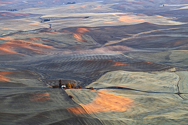 Farmland in the Palouse, Palouse, Washington State, United States of America, North America