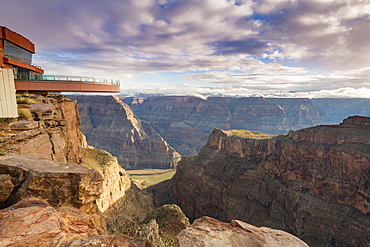 Sky Walk over the Grand Canyon and Colorado River, UNESCO World Heritage Site, Arizona, United States of America, North America