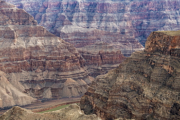 West Rim, Grand Canyon and Colorado River, UNESCO World Heritage Site, Arizona, United States of America, North America