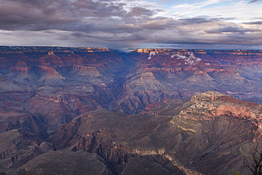 Sunset over Grand Canyon South Rim, UNESCO World Heritage Site, Arizona, United States of America, North America