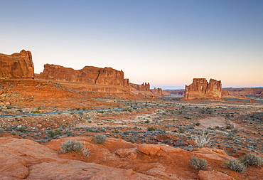 Park Avenue, Arches National Park, Moab, Utah, United States of America, North America