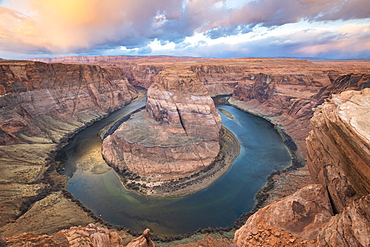 Horseshoe Bend on the Colorado River, Page, Arizona, United States of America, North America