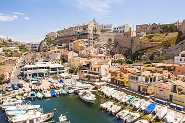 Port Du Vallon Des Auffes, Marseille, Bouches du Rhone, Provence, Provence-Alpes-Cote d'Azur, France, Mediterranean, Europe