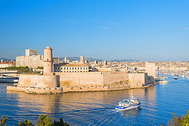 Fort Saint Jean, Marseille, Bouches du Rhone, Provence, Provence-Alpes-Cote d'Azur, France, Mediterranean, Europe