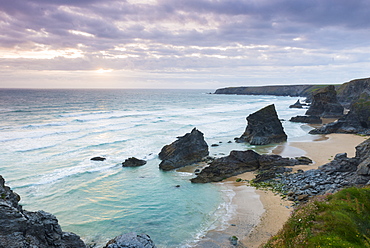 Bedruthan Steps, Cornwall, England, United Kingdom, Europe