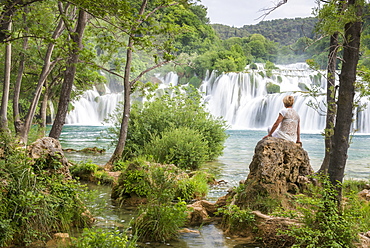 Waterfalls at Krka National Park, Croatia, Europe