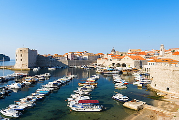 Dubrovnik Harbour, UNESCO World Heritage Site, Dubrovnik, Croatia, Europe