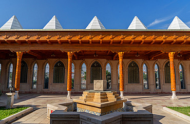 Views of the İstiklal Harbi Şehitleri Abidesi, the Independence War Martyrs Monument museum and memorial in Konya, Turkey, that commemorates Turkish soldiers and civilians who died in the Turkish War of Independence