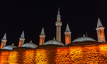 Views of the İstiklal Harbi Şehitleri Abidesi, the Independence War Martyrs Monument museum and memorial in Konya, Turkey, that commemorates Turkish soldiers and civilians who died in the Turkish War of Independence