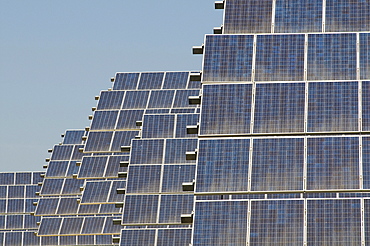 Spain.solar panels creating renewable energy from the sun in andalucia