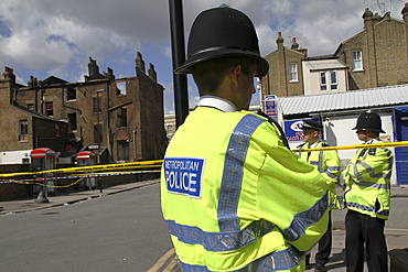 Damage caused by riot and looting in tottenham, london, uk