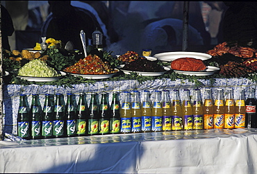 Food stall, morocco. Marrakesh