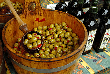 Uk. Olives sale at at broadway market in london