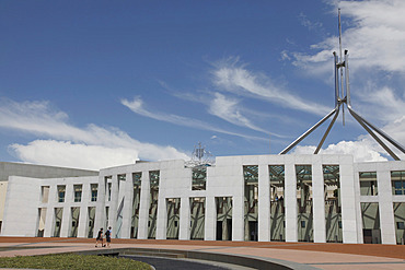 New Parliament building in Canberra, A.C.T., Australia, Pacific