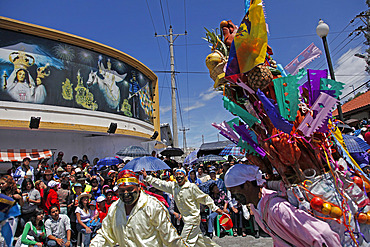 Mama Negra traditional festival in Latacunga, Ecuador, South America