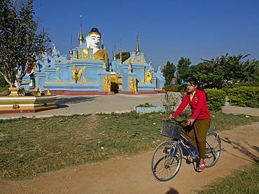 Buddhist temple in Inle Lake, Shan State, Myanmar (Burma), Asia