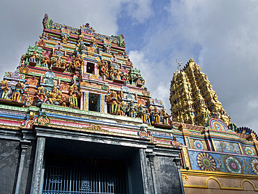 Hindu temple in the Ancient Cities near Kandy, Sri Lanka, Asia