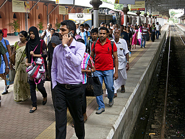 Kandy railway station, Sri Lanka, Asia