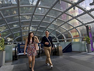 Orchard Road luxury shopping street in Singapore, Southeast Asia, Asia