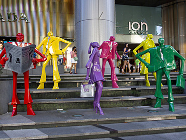 Orchard Road luxury shopping street in Singapore, Southeast Asia, Asia