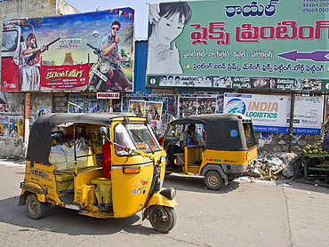 Motorbikes and scooters in Tamil Nadu, India, Asia