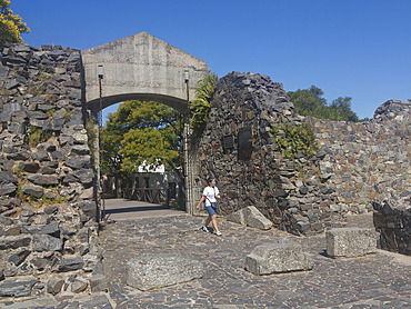 The old colonial town of Colonia in Uruguay, South America