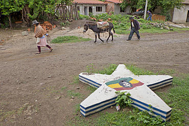 Che Guevara trail in La Higuera, Bolivia, South America