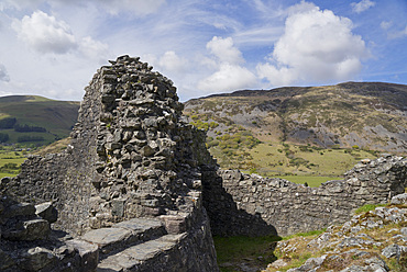 Castell y Bere, a Welsh castle constructed by Llywelyn the Great in the 1220s, Gwynedd, Wales, United Kingdom, Europe