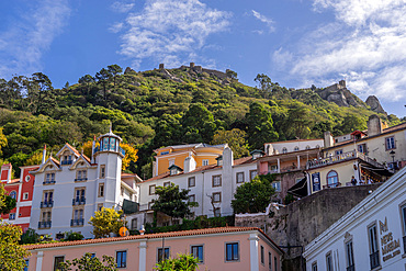 Views of the old town of Sintra, Portugal, former summer capital of the kingdom