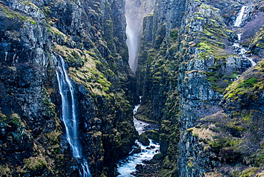 Glymur Waterfall, Iceland, Polar Regions