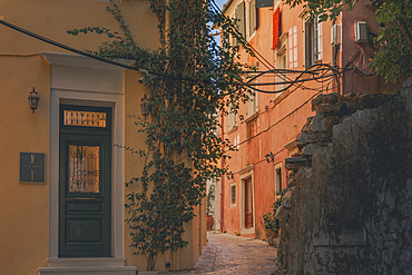 Quiet Street in Corfu Town