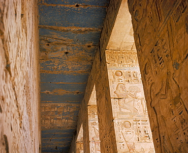 Medinet Habu, Thebes, UNESCO World Heritage Site, Egypt, North Africa, Africa