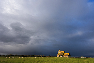 St. Thomas Becket Church, Fairfield, Romney Marsh, Kent, England, United Kingdom, Europe