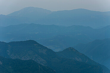 Marche Mountains, at dusk, Italy, Europe